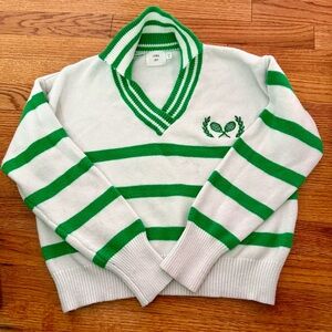 Luna Ivy Tennis V-Neck Sweater